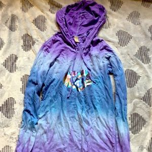 Cold tie die coloured hoodie!